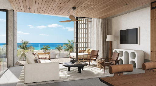 Luxury villa overlooking ocean representing real estate investment